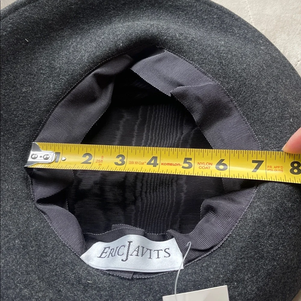 Eric Javits NEW faux fur and wool hat NWT - Picture 8 of 8